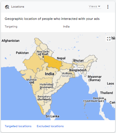 Youtube Video Ads Interaction According Geographic Location